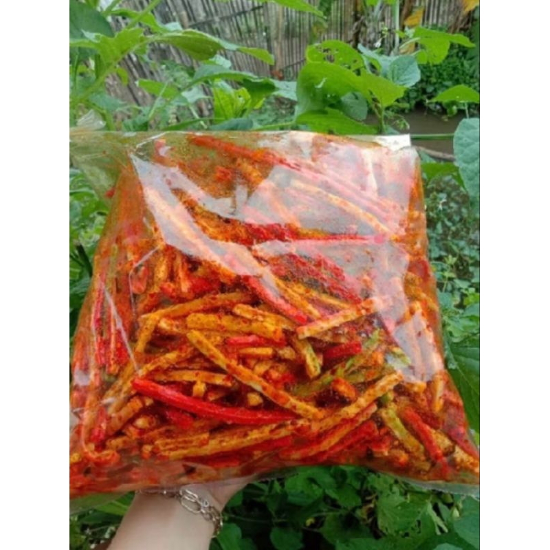 

kerupuk ja'at pedas/makanan pedas/kerupuk pedas