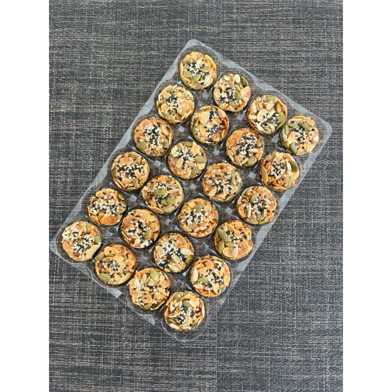 Lupiskeju Vacuum-24PcsFlorentine CookiesHealthy SnackCemilan SehatSnack SehatKue KeringAlmond