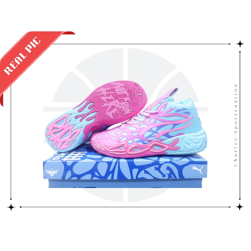 SEPATU BASKET PUMA LAMELO MB.04 HIGH CHARLOTTE HORNETS - PREMIUM
