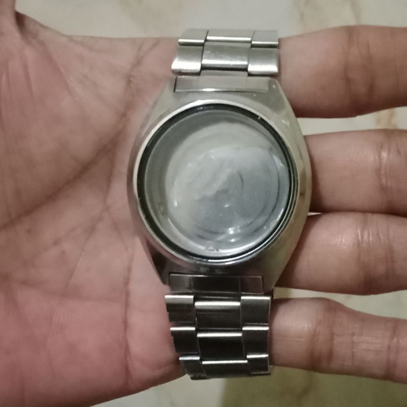 casing vintage Seiko cal 7009 original plus ring dudukan mesin