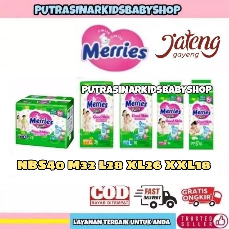 [READY] MERRIES PANTS NBS40 M32 L28 XL26 XXL28 MURAH KEBUMEN PURWOREJO MAGELANG WONOSOBO JAWA TENGAH