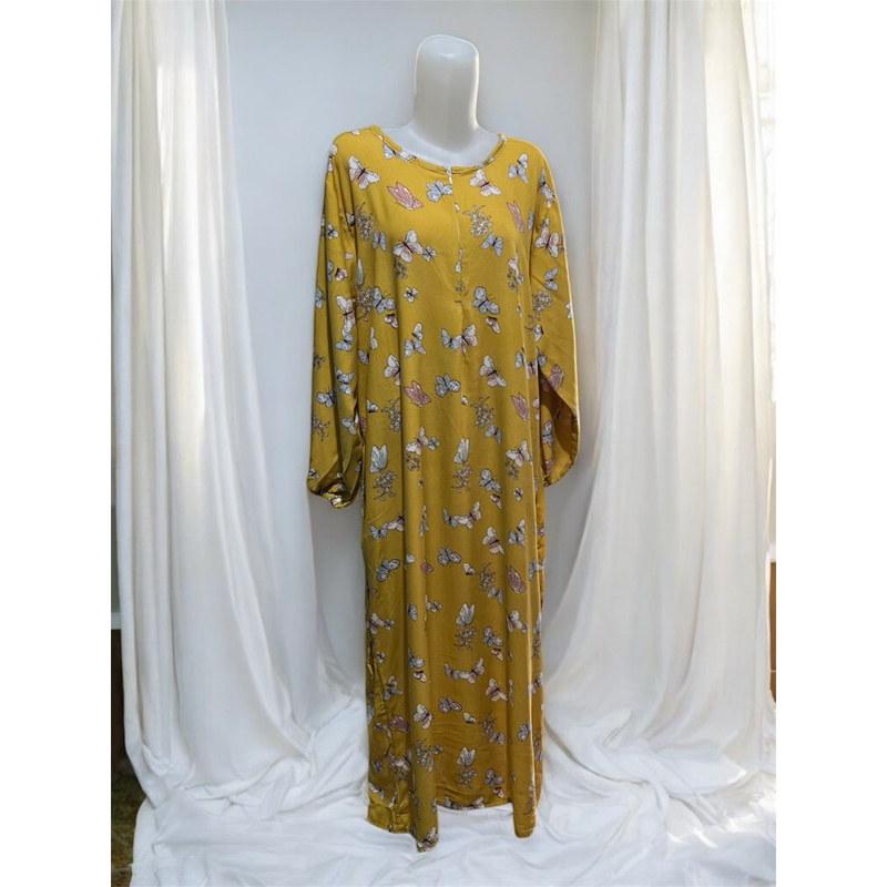 DASTER Gamis Premium |DASTER LENGAN PANJANG|Daster Rayon Premium grade A | LD 120| Busui Friendly | 