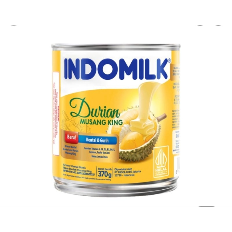 

Indomilk susu kental manis rasa durian