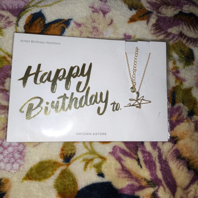 NCT MARK BIRTHDAY NECKLACE