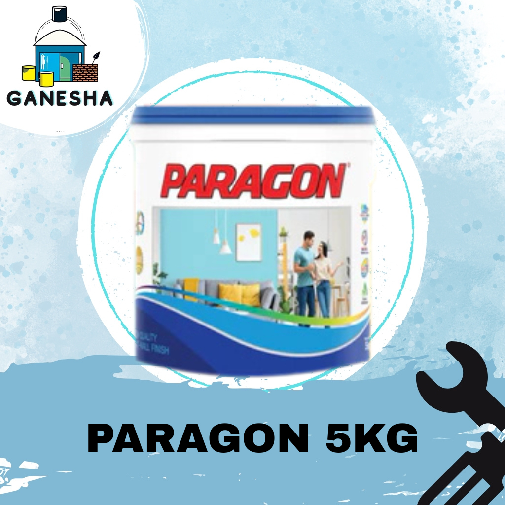 Cat tembok paragon 5kg Warna Putih