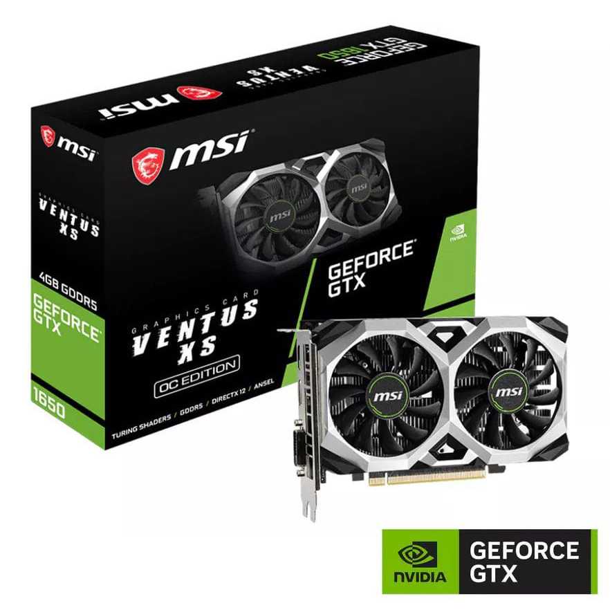 VGA MSI GeForce GTX 1650 Ventus XS