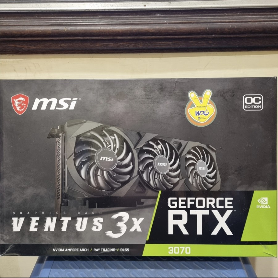VGA RTX 3070 8GB MSI VENTUS bkn 3080 3090 2060 2070 2080 4060 1080 1060 4070 6600 6700 6800 XT