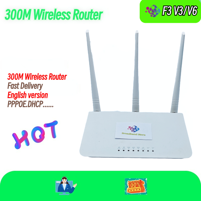 TENDA F3 V6 ROUTER BEKAS 300Mbps WIFI(English Firmware Version)