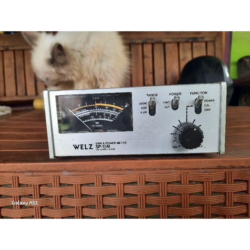 SWR & POWER Meter Welz SP 15 M