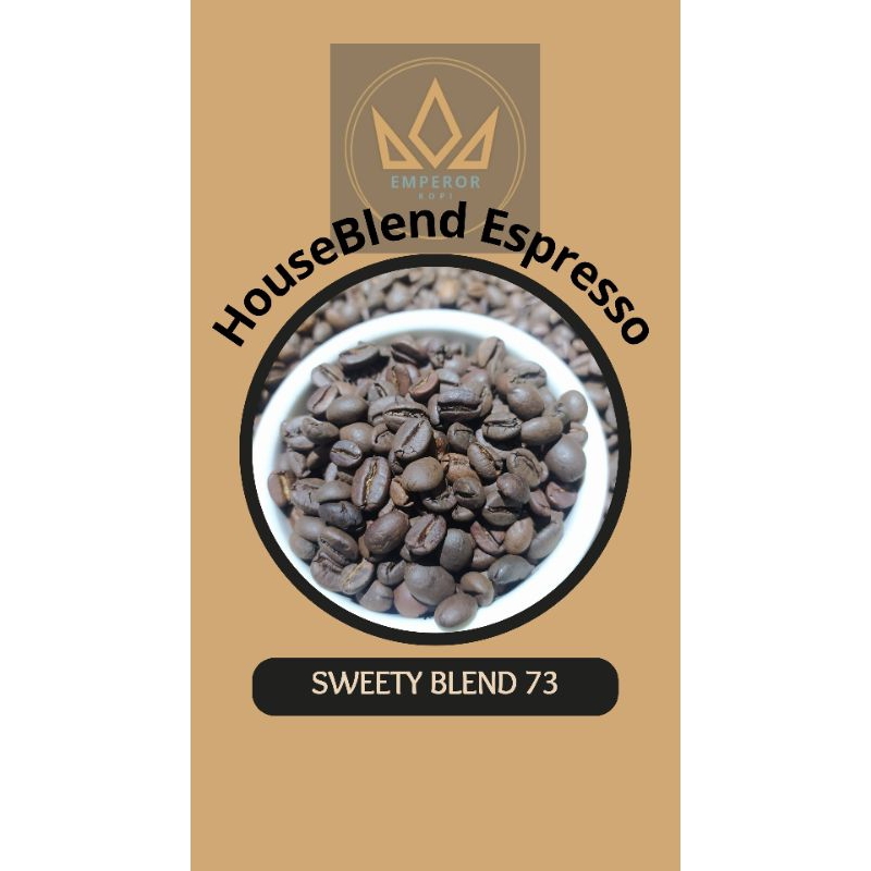 

RoastedBean Espresso HouseBlend 70:30 Biji Kopi Sangrai Kopi Bubuk