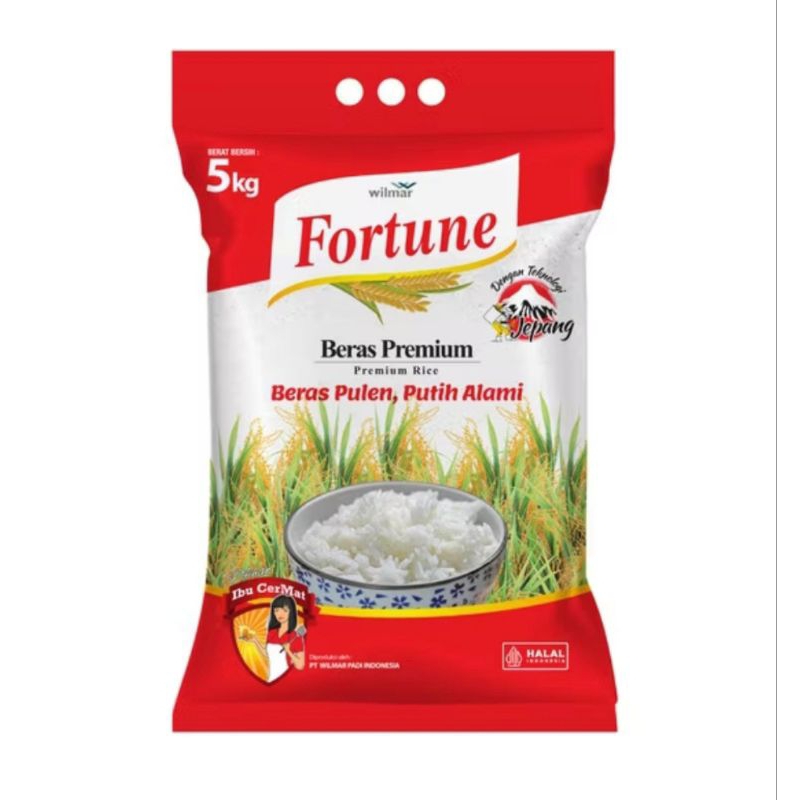 

beras Fortune 5kg gudang kota samarinda