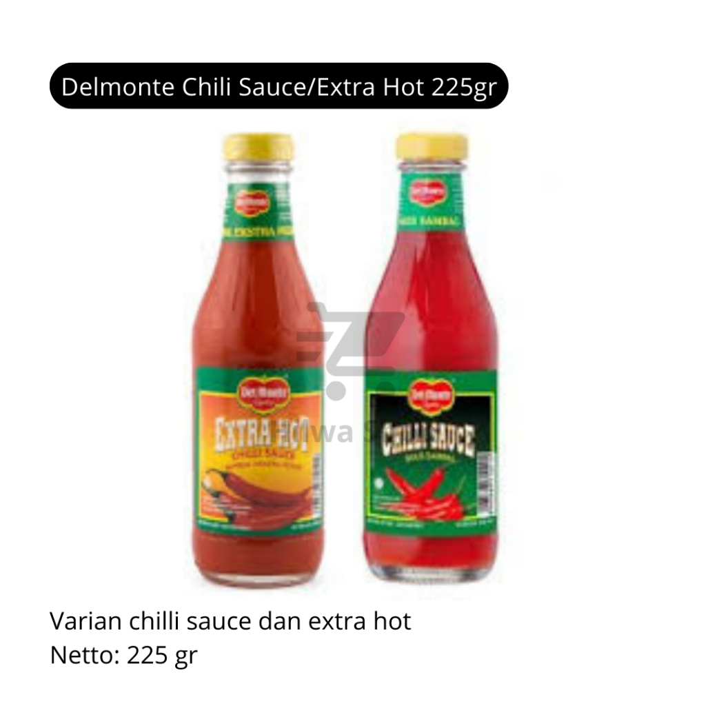

Delmonte Chili Sauce/Extra Hot 225gr – Saus Cabai Pedas Gurih