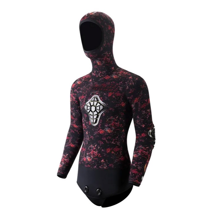 Wetsuit 2mm Camouflage Neoprene murah / Baju Selam Camo Spearfishing Indonesia, 2mm ketebalan terbai