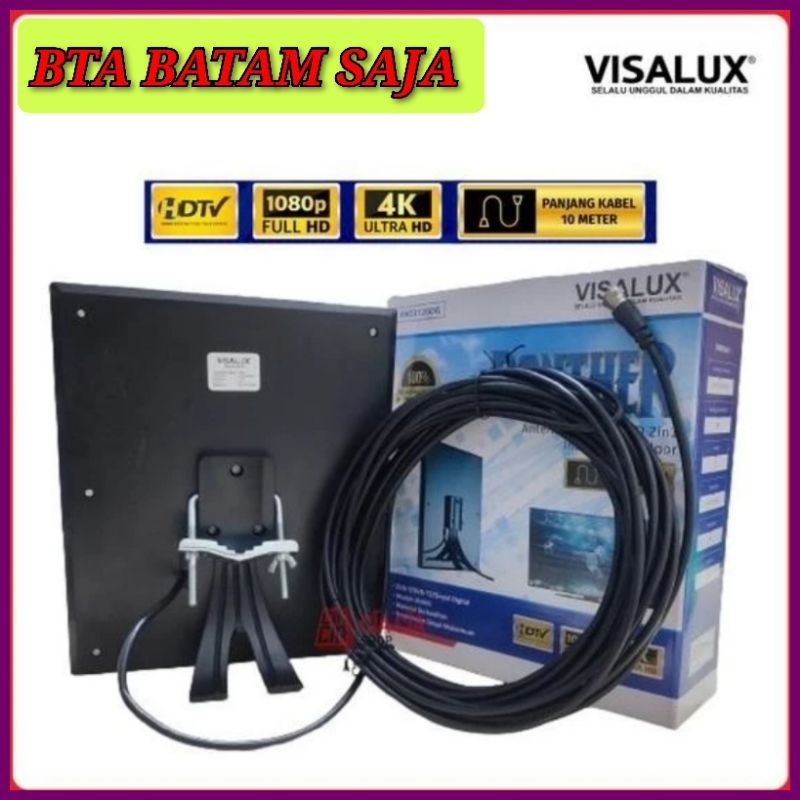 ANTENA VISALUX DIGITAL INDOOR DAN OUTDOOR 4K 1080P Full HD/ANTENA TV DIGITAL (BATAM SAJA)