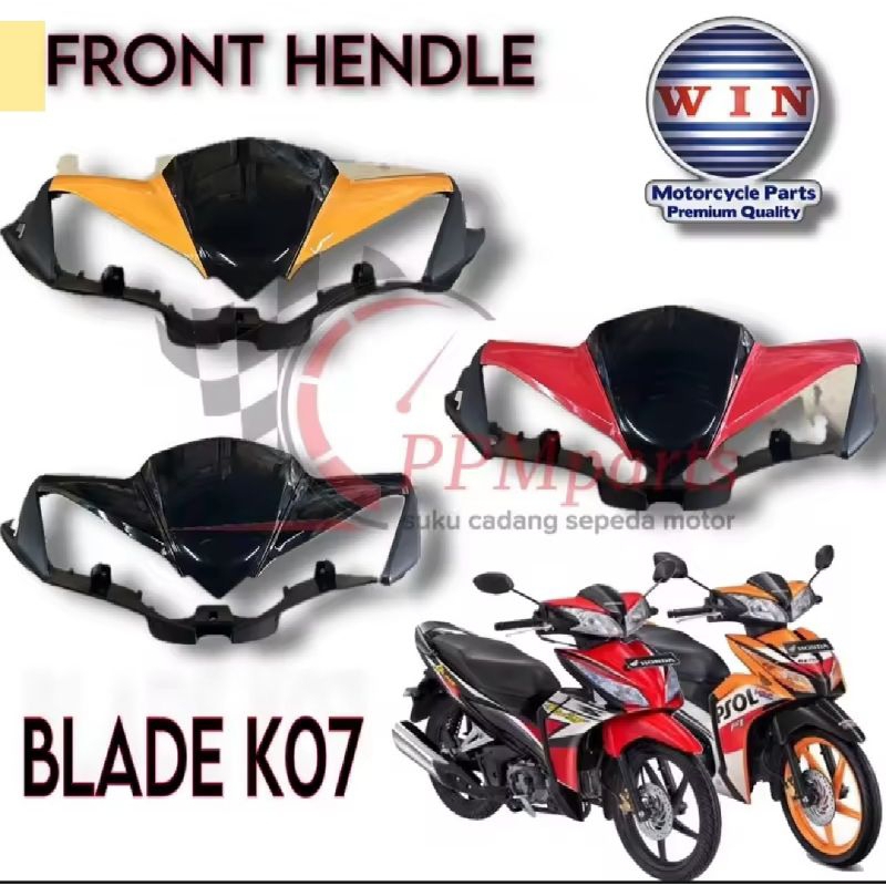 Batok Depan Batok Lampu Blade New 125 K07 WIN - Batok Lampu Depan Honda Batok BLADE NEW Kepala Depan