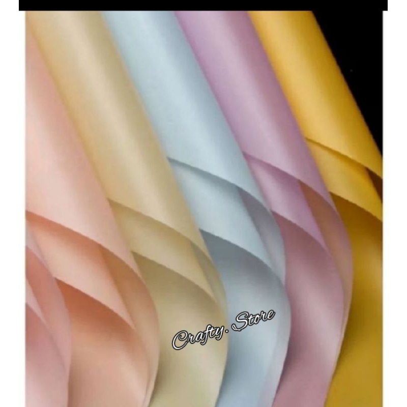 

premium kertas buket transparan