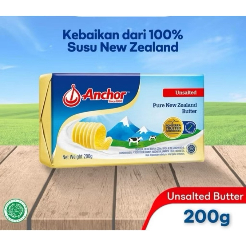 

Anchor Unsalted Butter 200 Gram