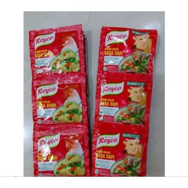 

Royco sachet 1 renceng sapi dan ayam exp masih lama