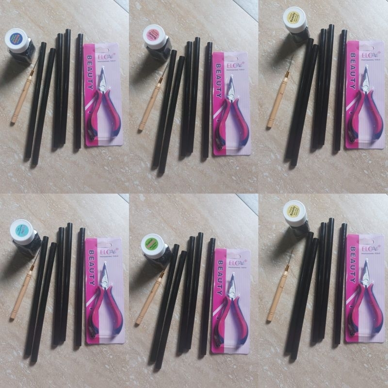Alat hair extension set alat sambung rambut set