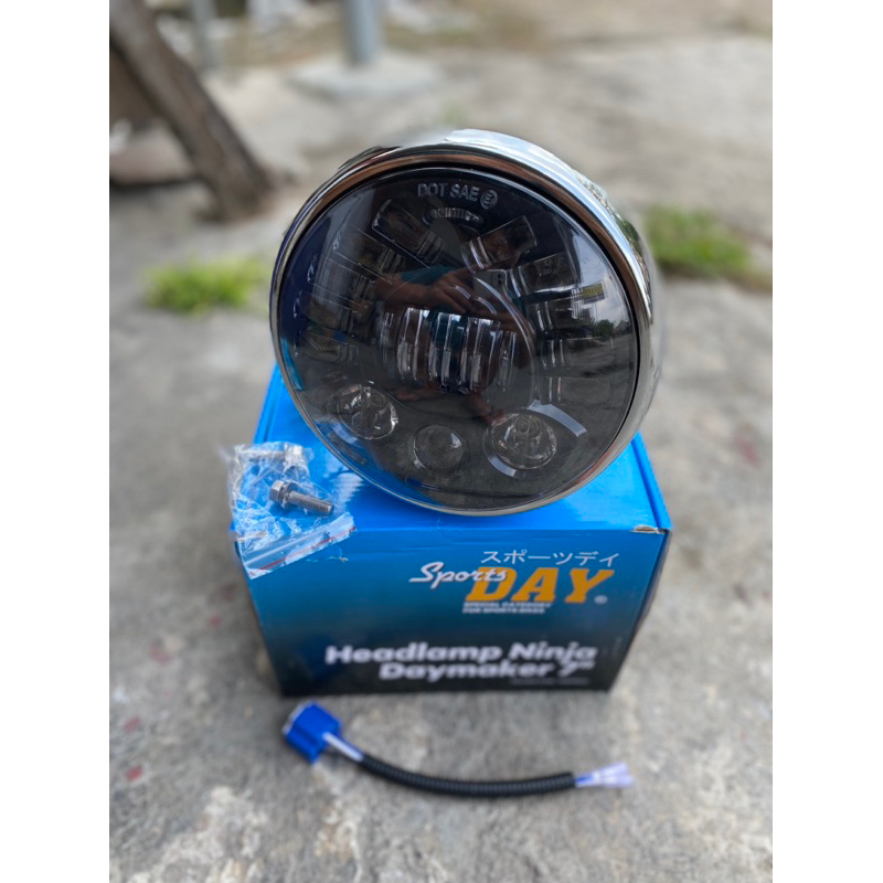 Daymaker Ninja Ss Set Batok Reflektor Ninja Ss Set Daymaker 16 Led Senja Biru List Besi Sportday