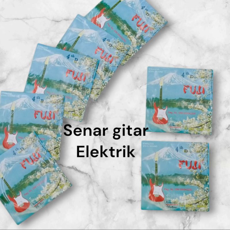 Senar Gitar Listrik Fuji Satuan / Tali Gitar Listrik No 4 Eceran