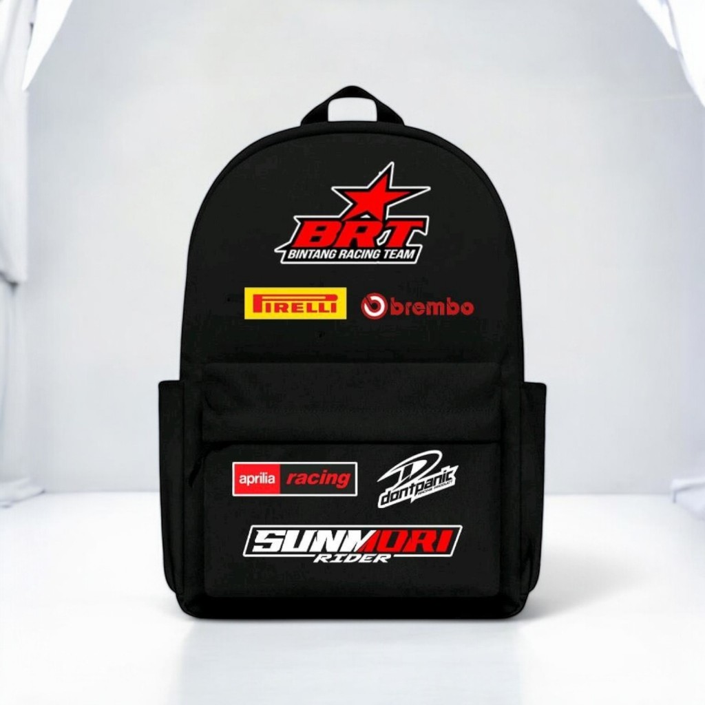 Tas Ransel Sekolah Punggung Motif BRT Racing Sunmori Donponic Backpack Anak Laki Laki Fashion Terbar