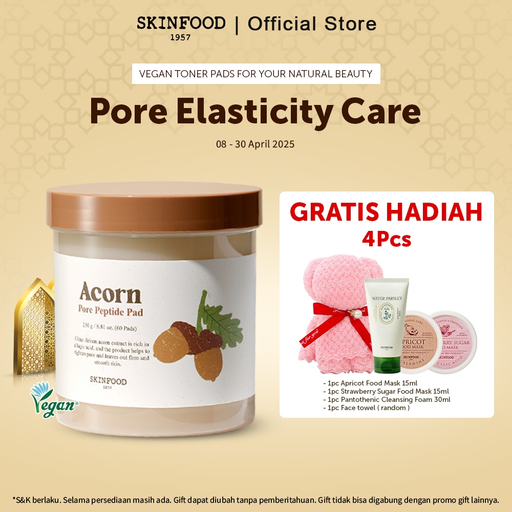 SKINFOOD Acorn Pore Peptide Pad