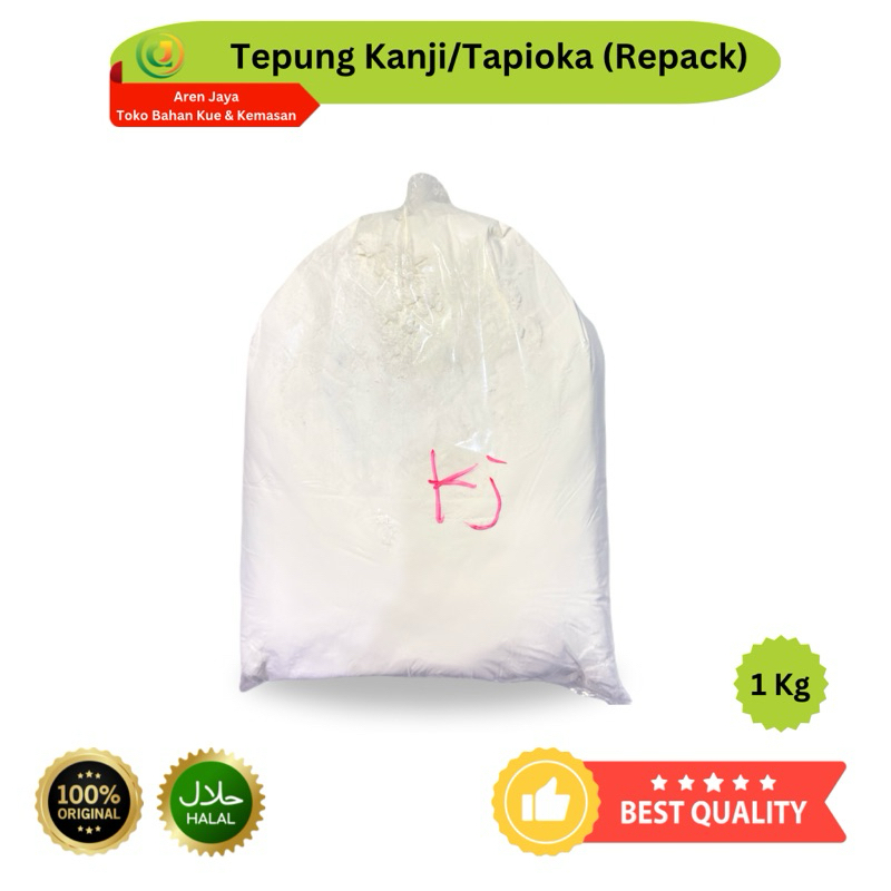 

Tepung Kanji Tapioka Repack Kiloan Curah 1 Kg Original