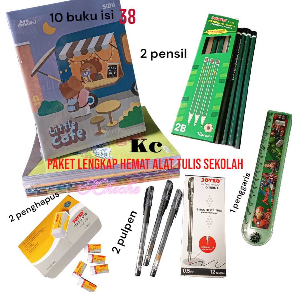 

( PROMO ) PAKET LENGKAP BUKU TULIS SIDU 38 LEMBAR 1 PACK/ 10 BUKU