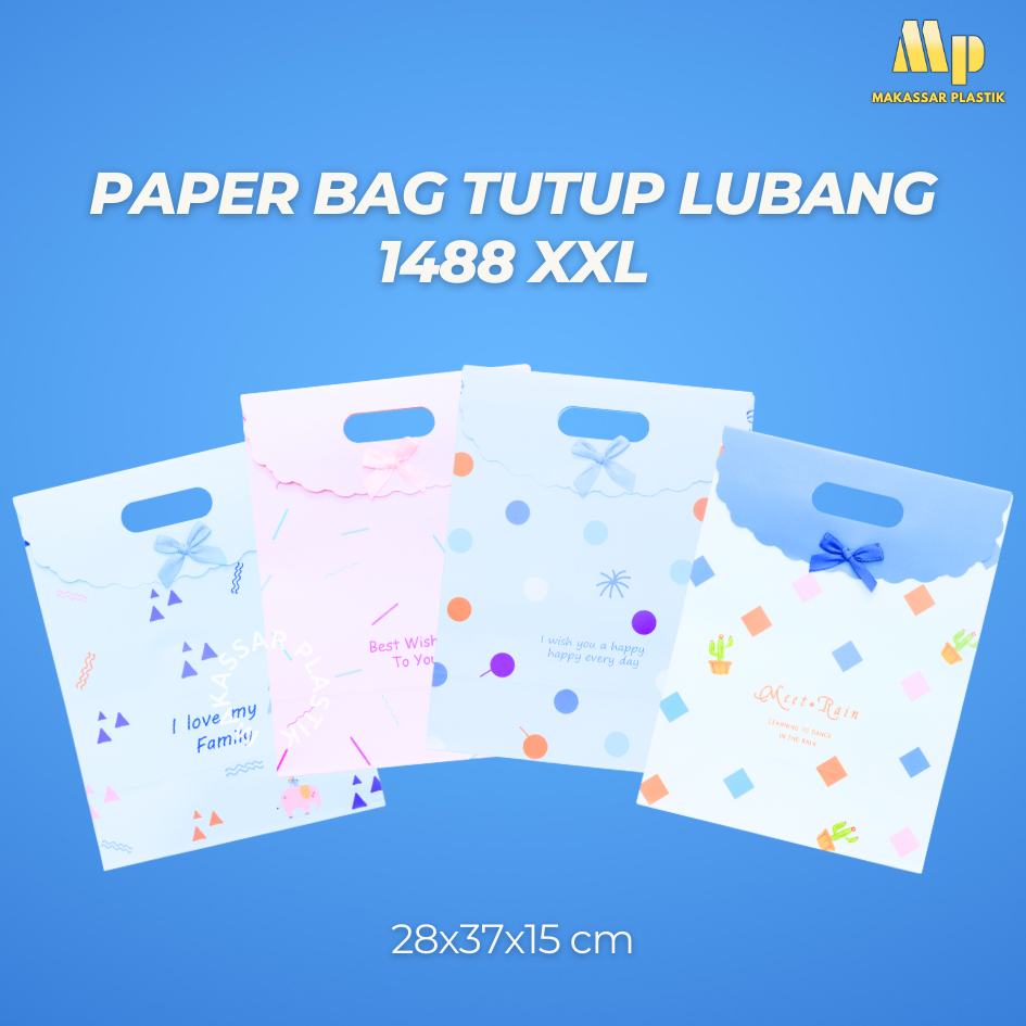 

PAPER BAG TUTUP LUBANG 1488 / TAS KERTAS / PAPER BAG MOTIF