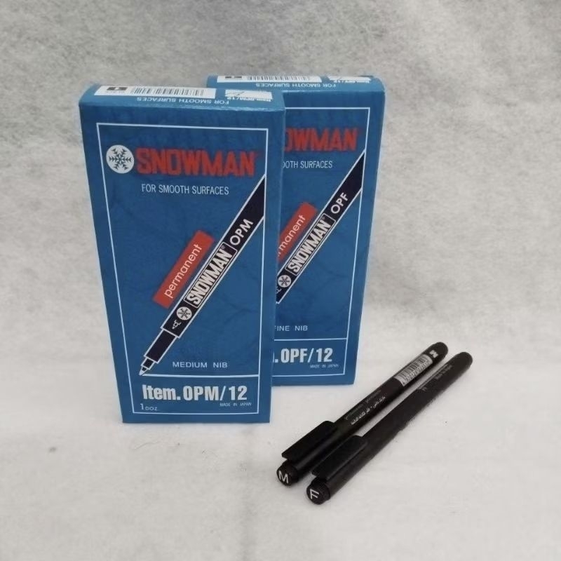 

Spidol Marker Snowman OHP OPF OPM Permanent (per lsn)