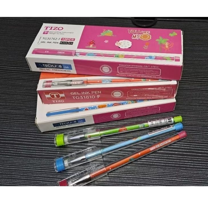 

Ecer Gel pen TIZO/ bulpoint/ Pulpen Gel tizo 0,5mm murah