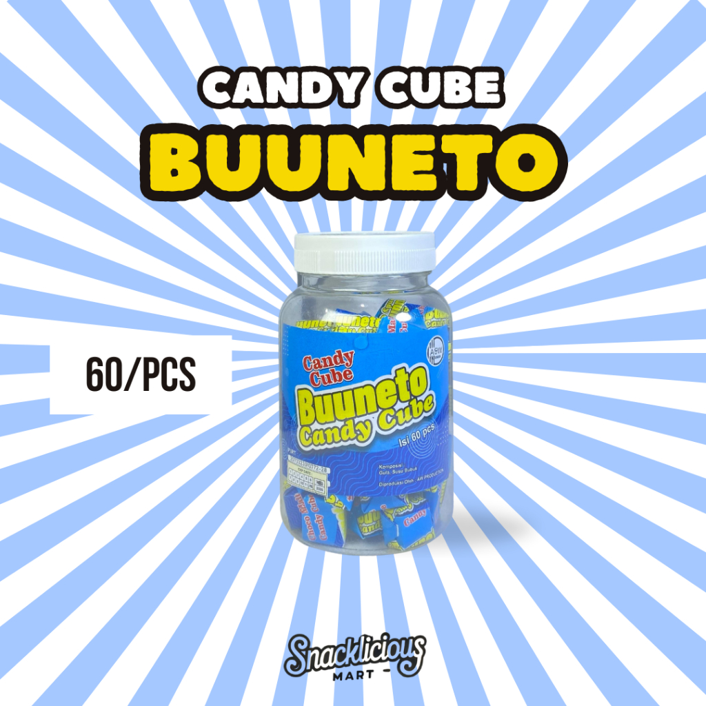 

Permen BUUNETO(Candy Cube) Isi 60 PCS