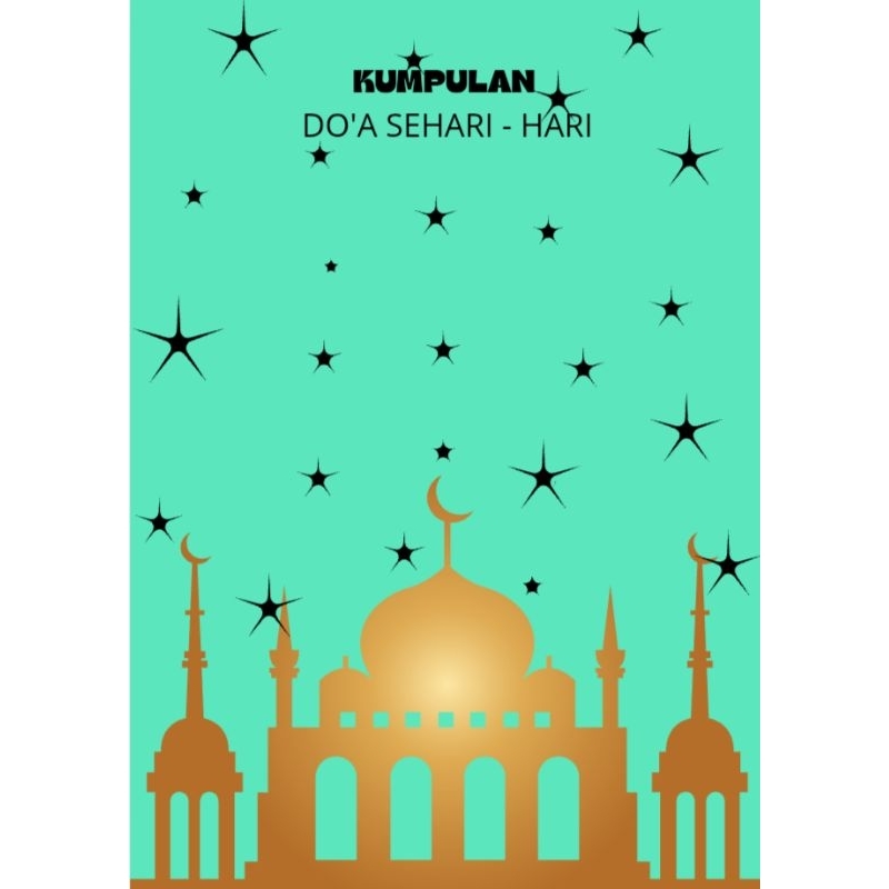Kumpulan Doa Sehari - sehari untuk anak / Poster doa pendek