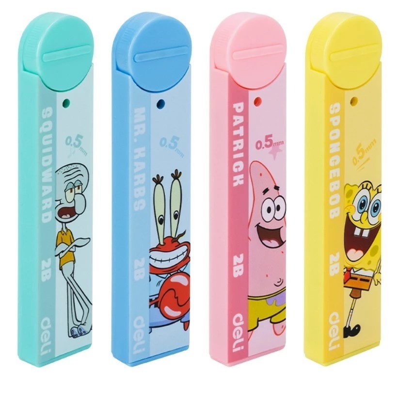 

DELI Mechanical Pencil Leads 2B | Pensil Mekanik 2B Isi Ulang | (1PCS) 7005 MECHANICAL PENCIL LEADS (0,5MM ,2B) 60MM