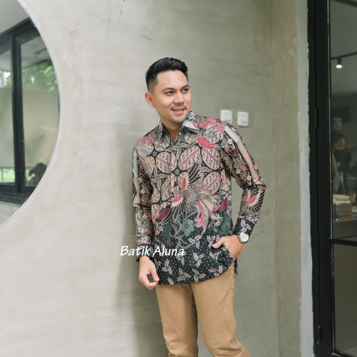 Batik Aluna Kemeja Pria Lengan Panjang PCW 114