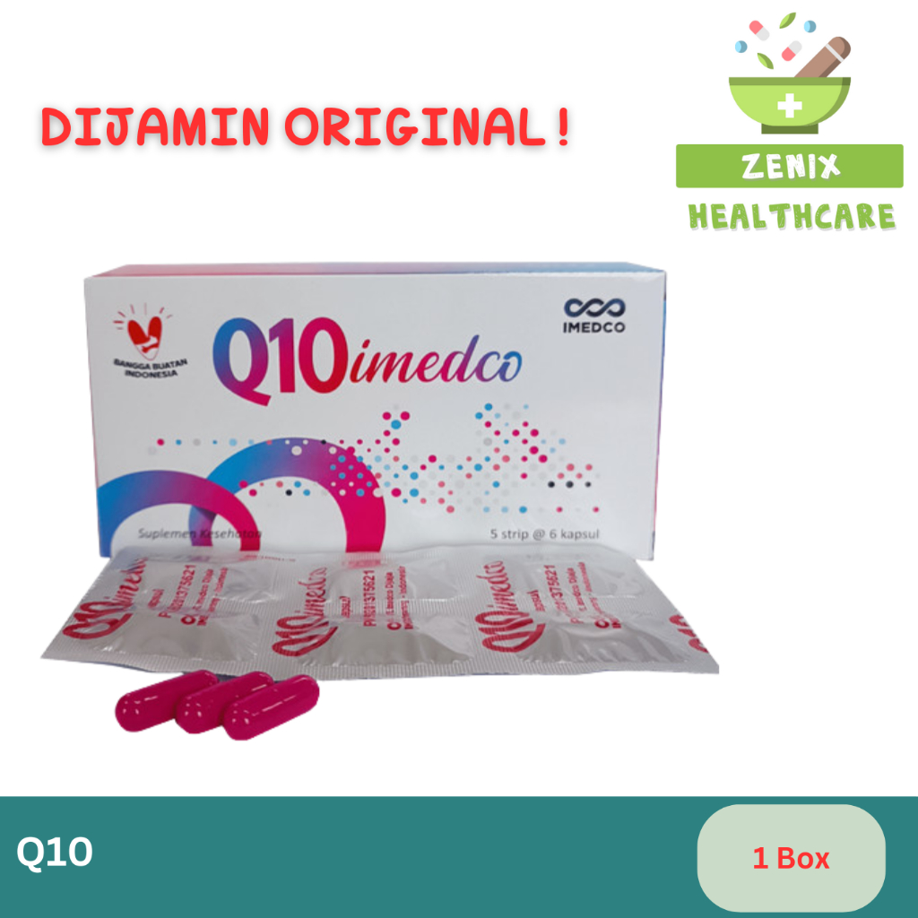 Q10 Imedco - Coenzyme Q10 - Vitamin Promil dan Jantung