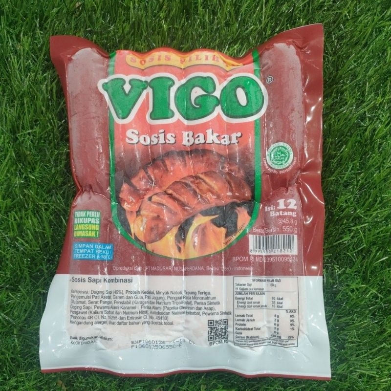 

Vigo sosis bakar ( isi 12 pcs) @ 550gr