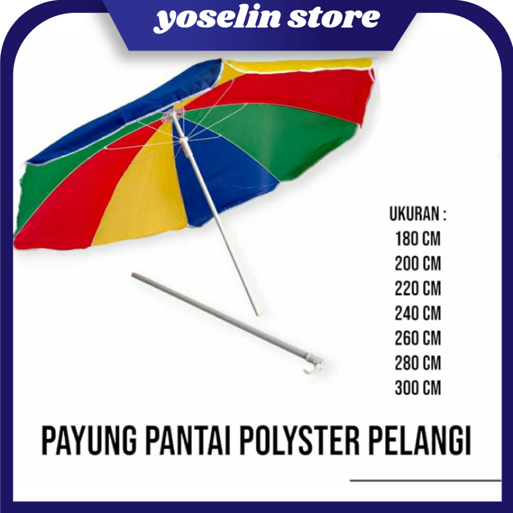 [ YS ] Payung Tenda Payung pantai / Payung Cafe warung Kaki Lima Event Payung Besar Jumbo