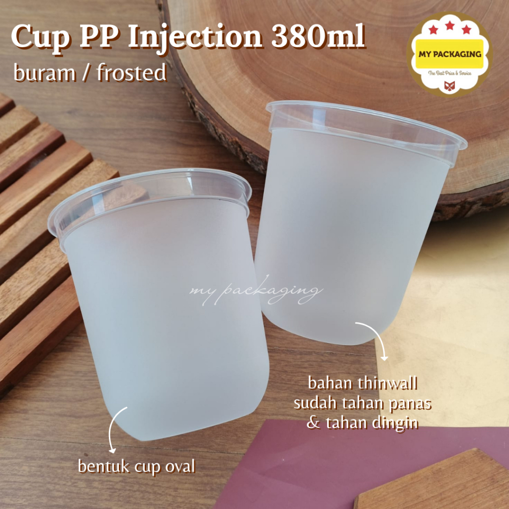 

Ukf5Pc6F4H (Kuliner.Kita) Gelas Cup Pp Injection 380Ml 400Ml 500Ml 700Ml Bisa Di Seal - Tanpa Tutup