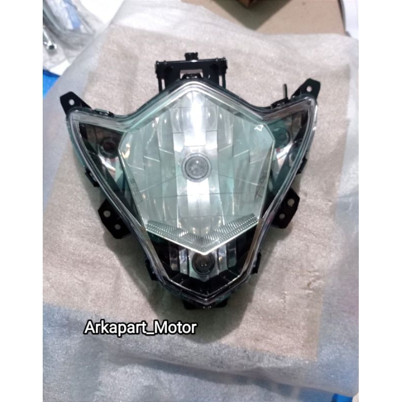 Reflektor Lampu Depan Satria Fu Fi Facelift Full Set Komplit Batok Depan Satria Facelift Kualitas Te