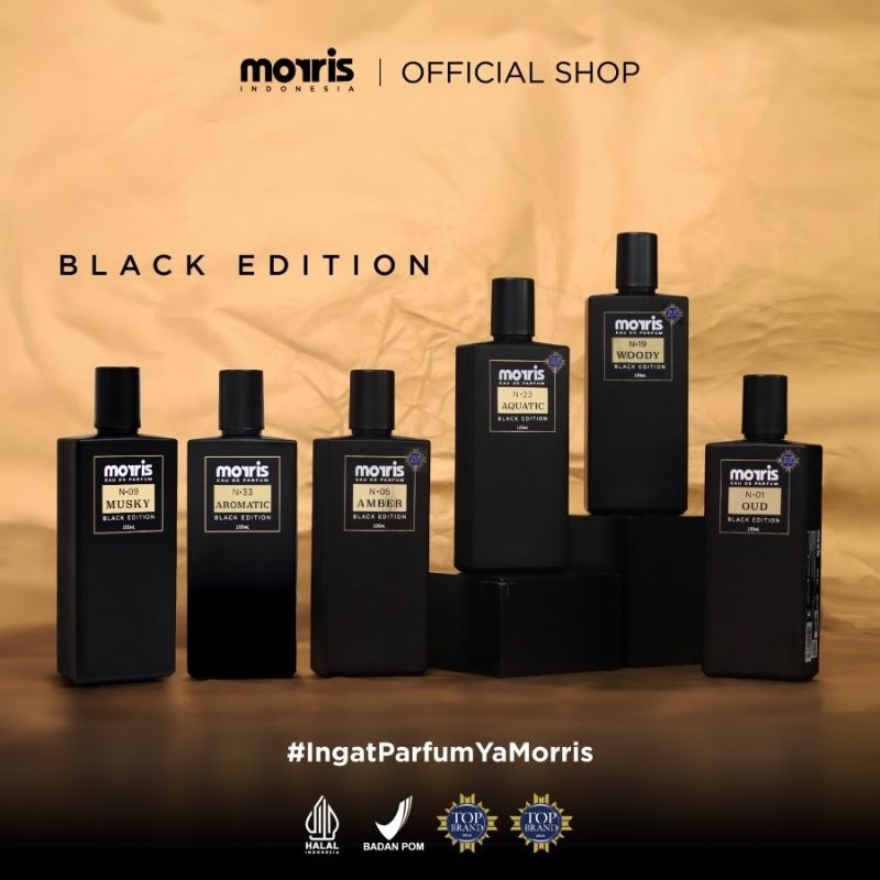 Morris Eau de Parfume Black Edition-Parfum Pria