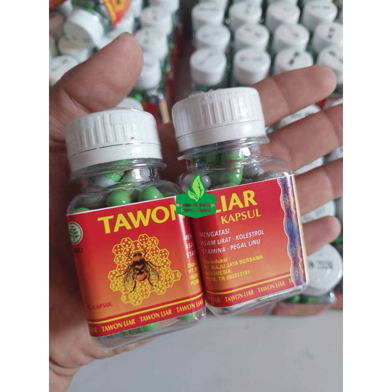

tawon kapsul kemasan botol