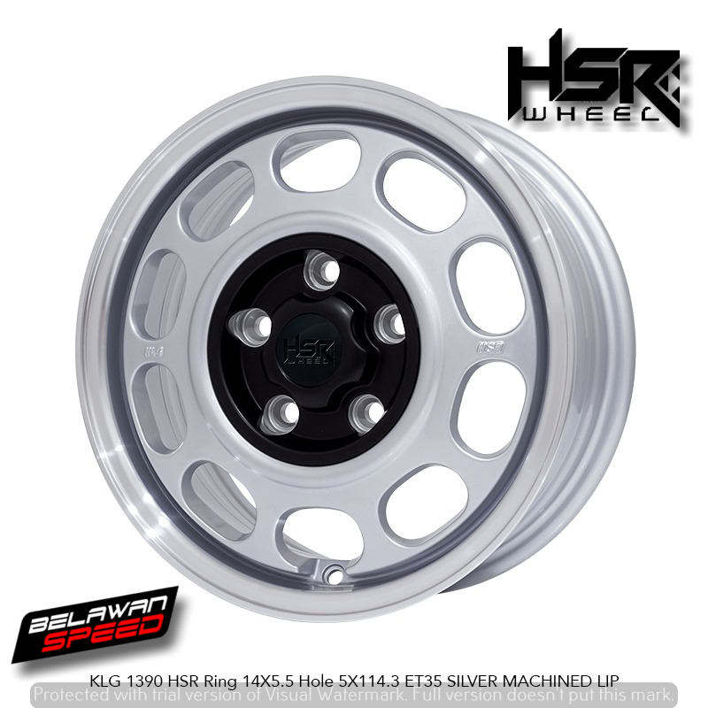 Velg Mobil Ring14 HSR KLG 1390 Untuk Ertiga Apv L300 Grandmax dll r14