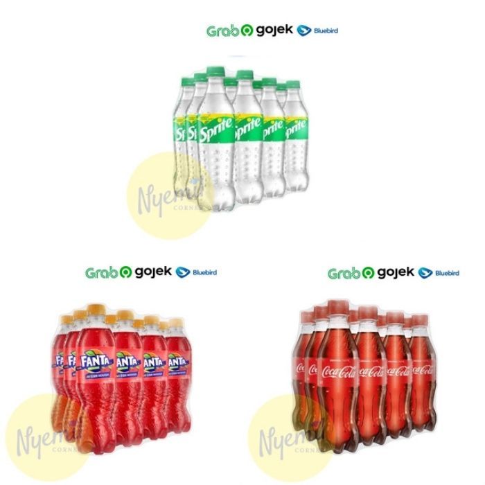 

[DUS] COCACOLA FANTA SPRITE Botol 250ml - 390ml