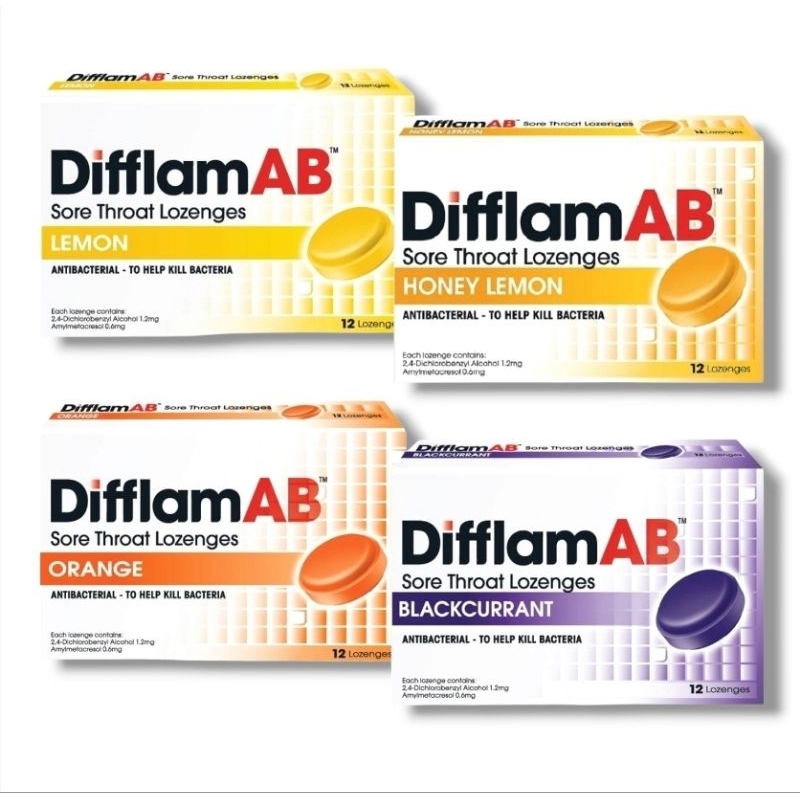 

DIFFLAM AB | sore throat lozenges 12 - Permen Pelega Tenggorokan