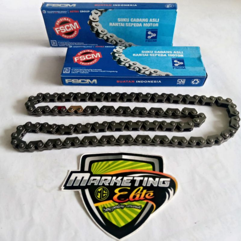 Rantai Kamprat kmprat keteng Tiger Megapro FSCM 100 102 104 PNP GL MP Tiger model kupu & Rantai FSCM