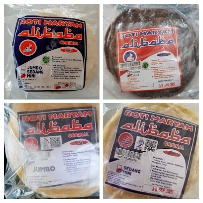 

Roti Maryam Alibaba Original, Cokelat | Mini, Jumbo | Lembut, Flaky, Kaya Rasa