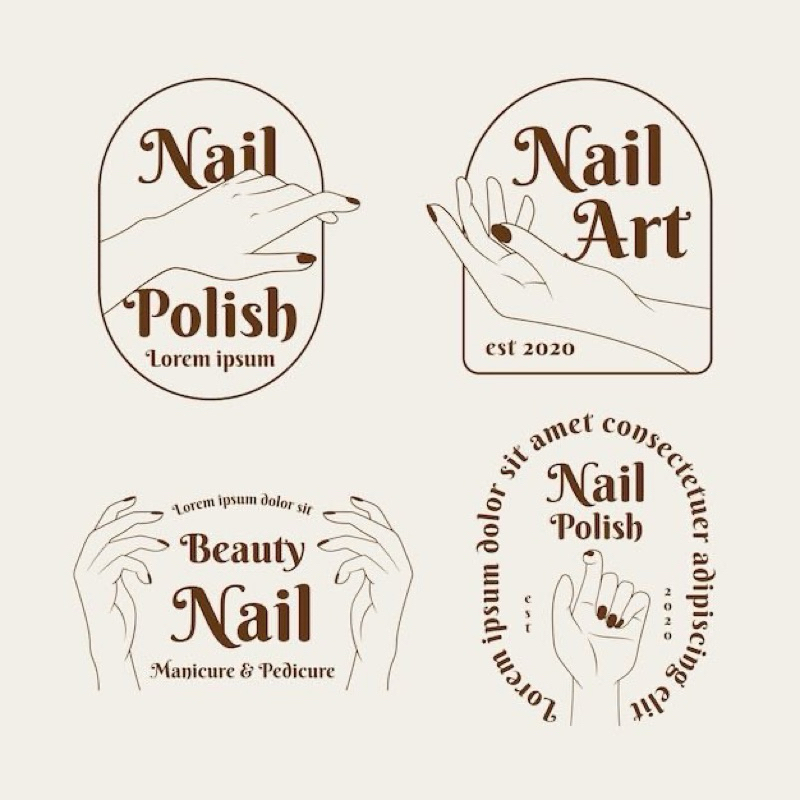 ARABELLA NAIL ART LOGO | JASA PEMBUATAN DESAIN LOGO OLSHOP BISNIS SIMPLE