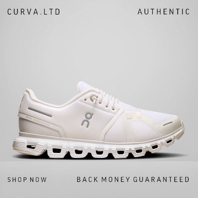 on running cloud 6 white white original